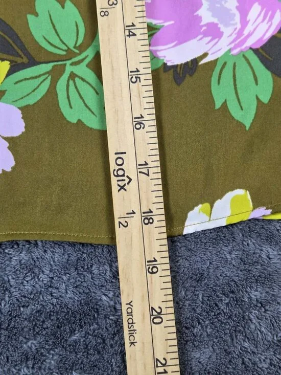 Aerie Floral Tank Top Women's Large Multicolor Sleeveless Pullover Boho Casual - Picture 9 of 10